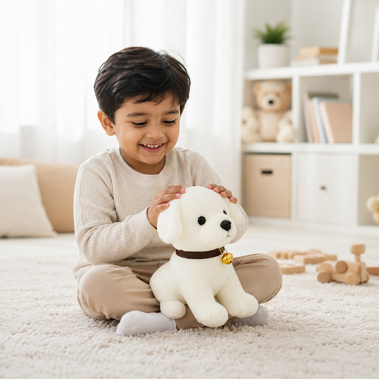 Dog plush toy product image for children