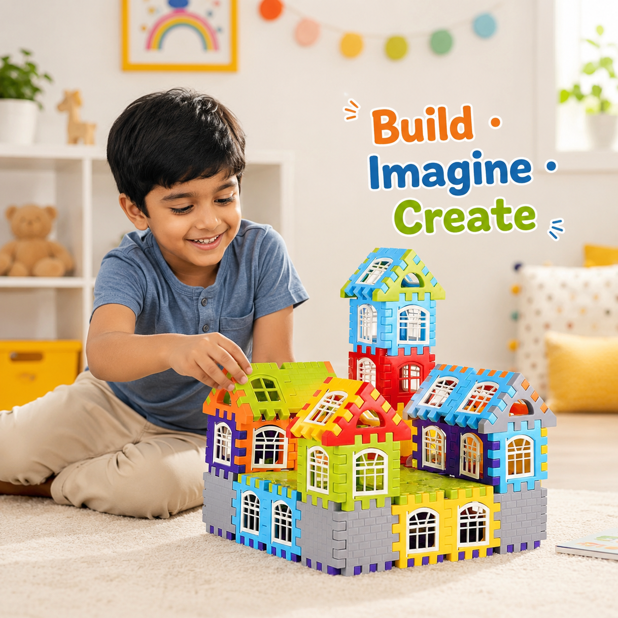 Building blocks toy set from Delulu Kids