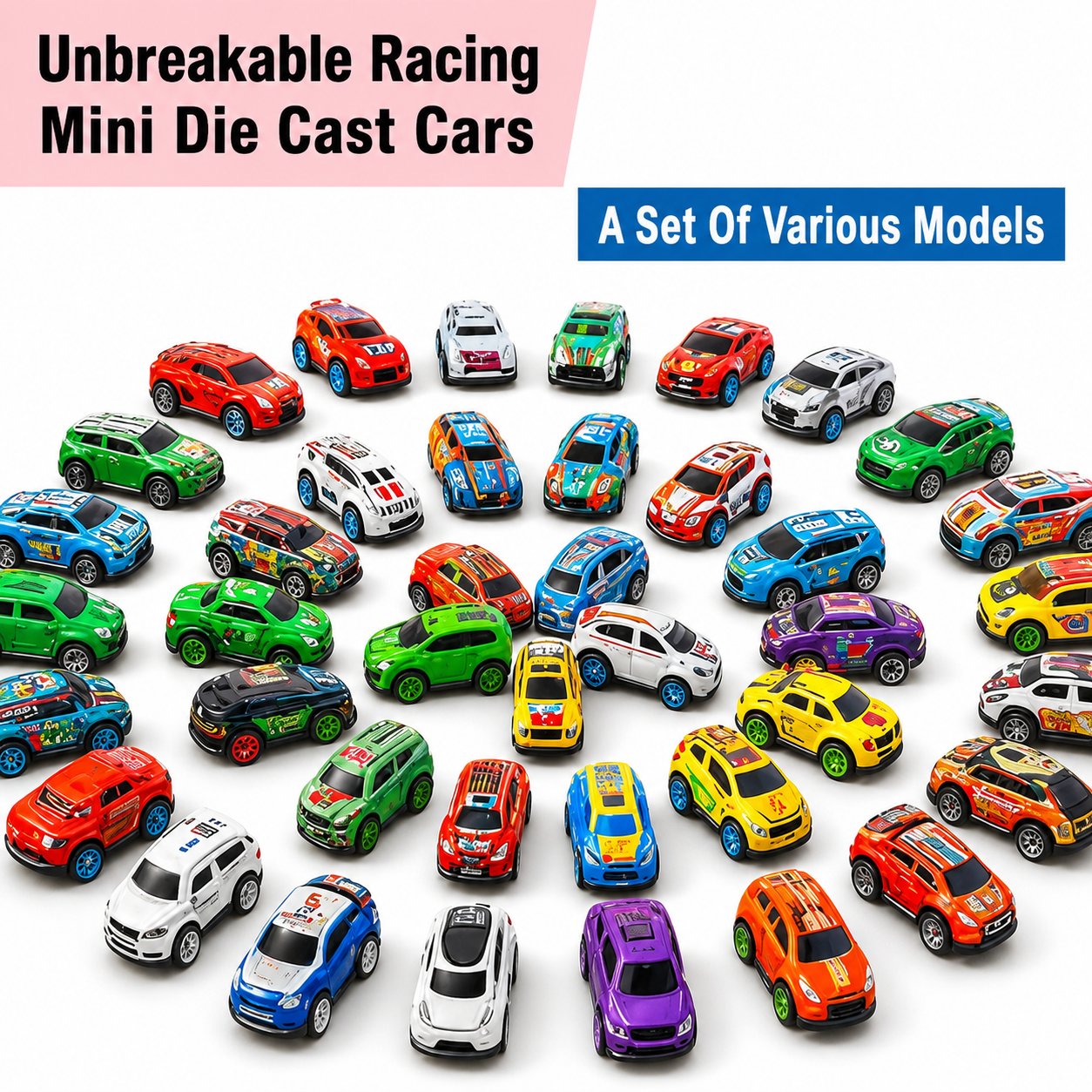 25 piece mini car toy set for birthday gifting