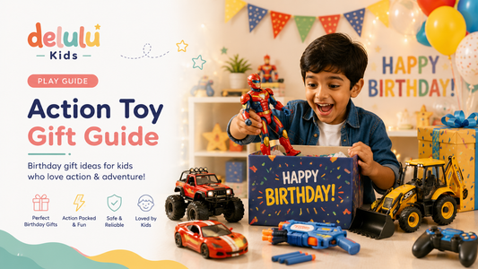 Delulu Kids Play Guides birthday action toy gift guide featured image