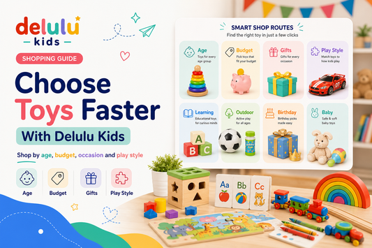 Delulu Kids helps parents choose toys faster blog banner