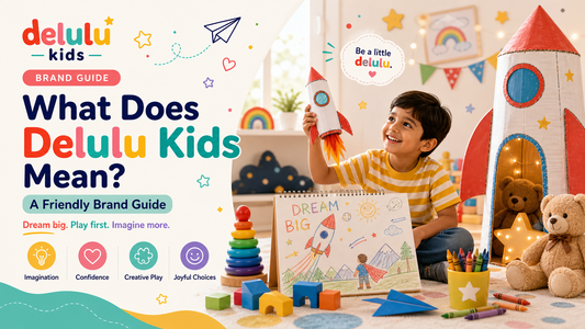 Delulu Kids friendly brand guide blog banner