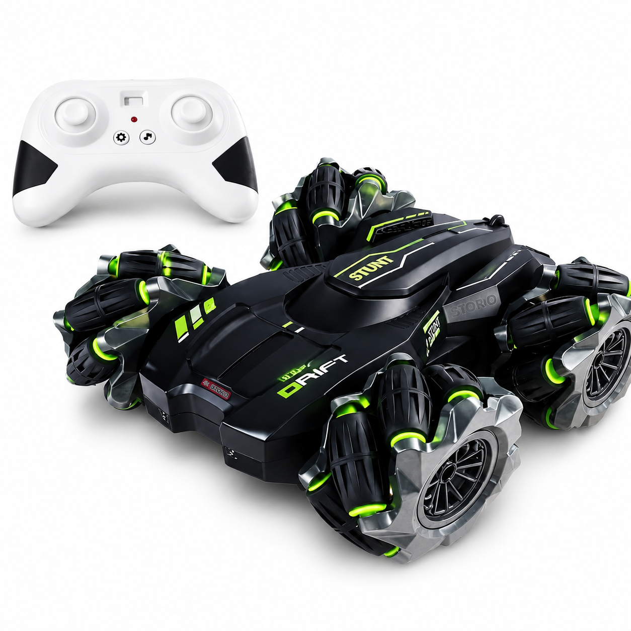 Delulu Kids 4x4 Drifting RC Car for Kids – 360° Stunt & Drift Remote Control Car front view