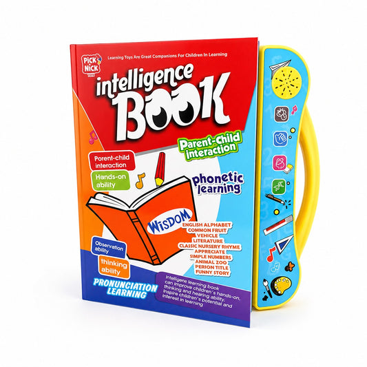 Delulu Kids Intelligence Book – Interactive Learning Toy for Kids front view