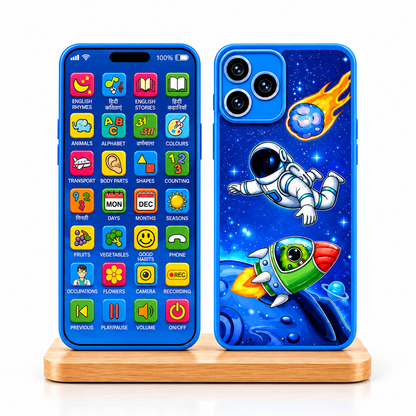 Kids Learning Phone Toy | 24 Interactive Modes | Music, Games & Flash Cards | Rechargeable