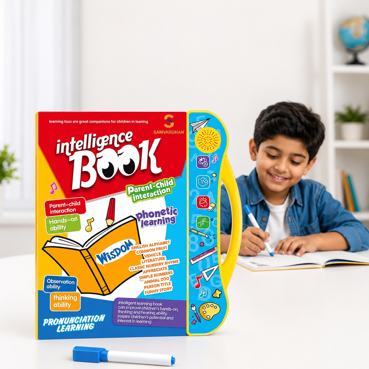 Delulu Kids Intelligence Book – Interactive Learning Toy for Kids full set view