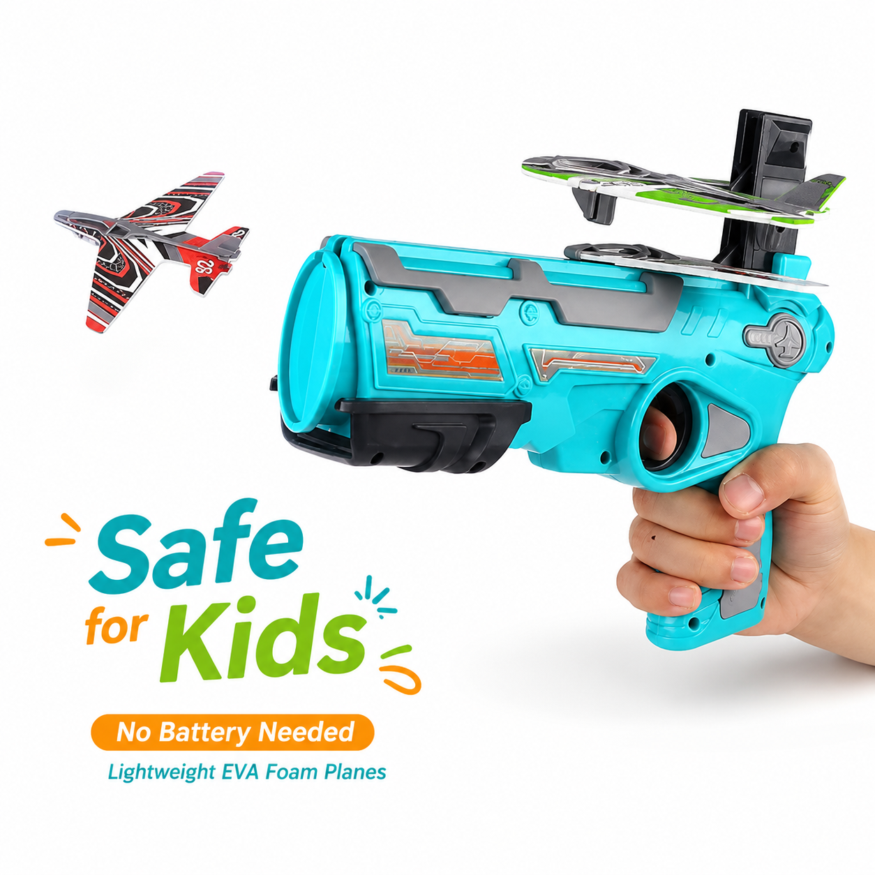 Delulu Kids Airplane Launcher Gun Toy for Kids – Flying Aeroplane Shooter product image 3
