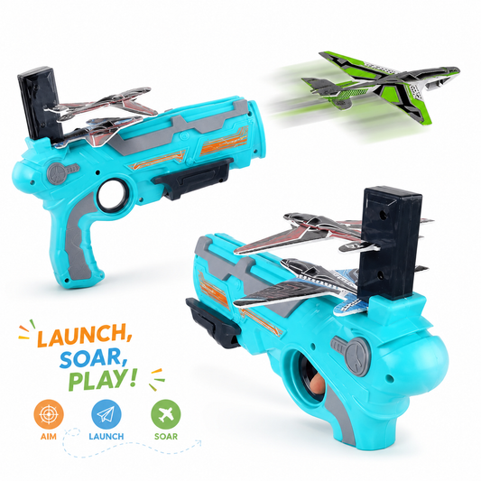 Delulu Kids Airplane Launcher Gun Toy for Kids – Flying Aeroplane Shooter product image 2