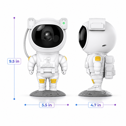 Delulu Kids Astronaut Galaxy Projector Night Light front view