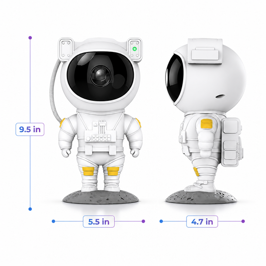 Delulu Kids Astronaut Galaxy Projector Night Light front view