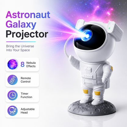 Delulu Kids Astronaut Galaxy Projector Night Light product image 3