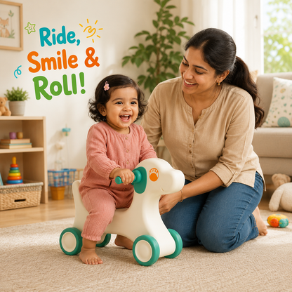 Delulu Kids Baby Puppy Push-On Ride Toy for Toddlers – Sit & Scoot Ride-On product image 4