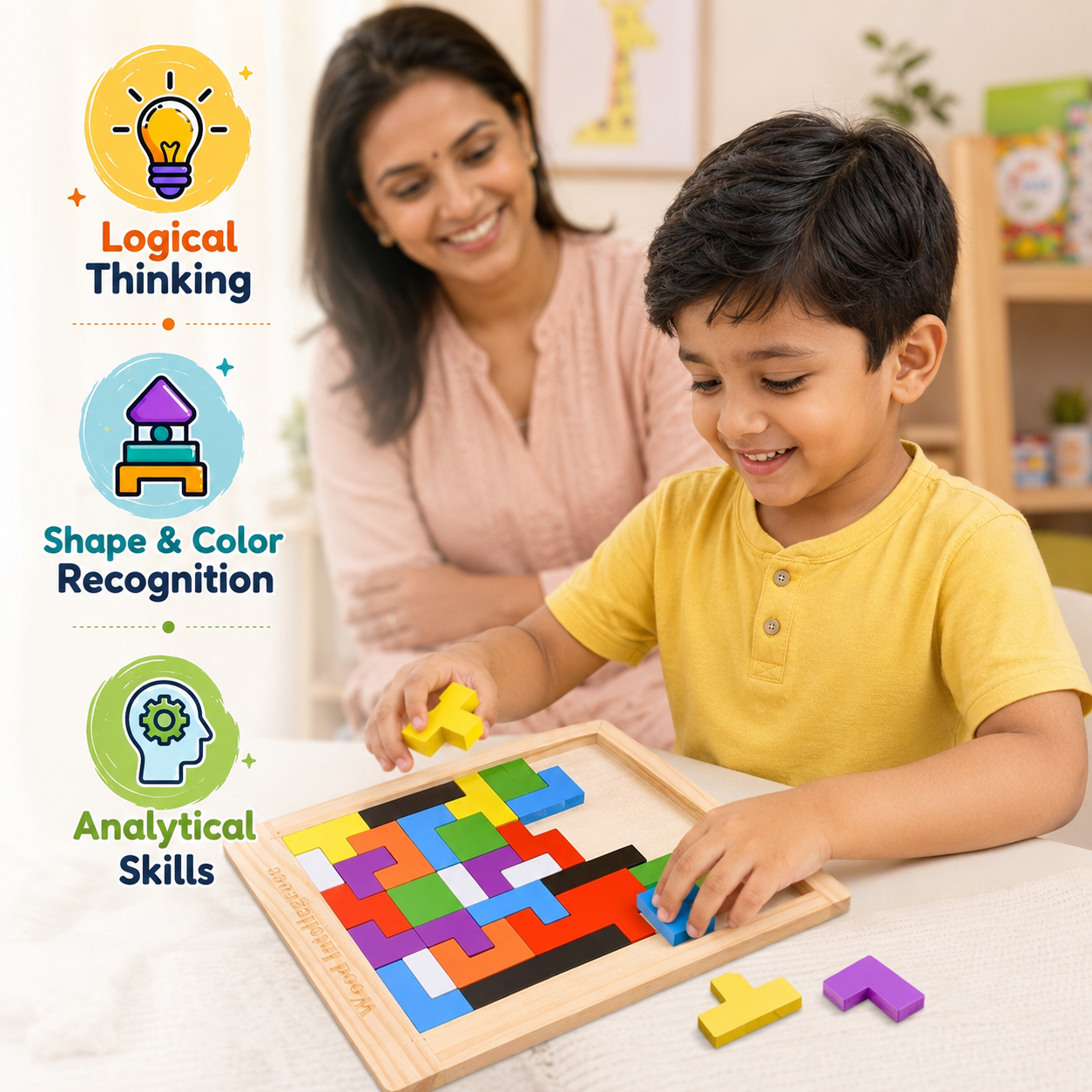 Baby smart learning blocks from Delulu Kids