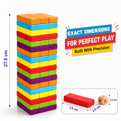 Colourful stacking and construction blocks for children