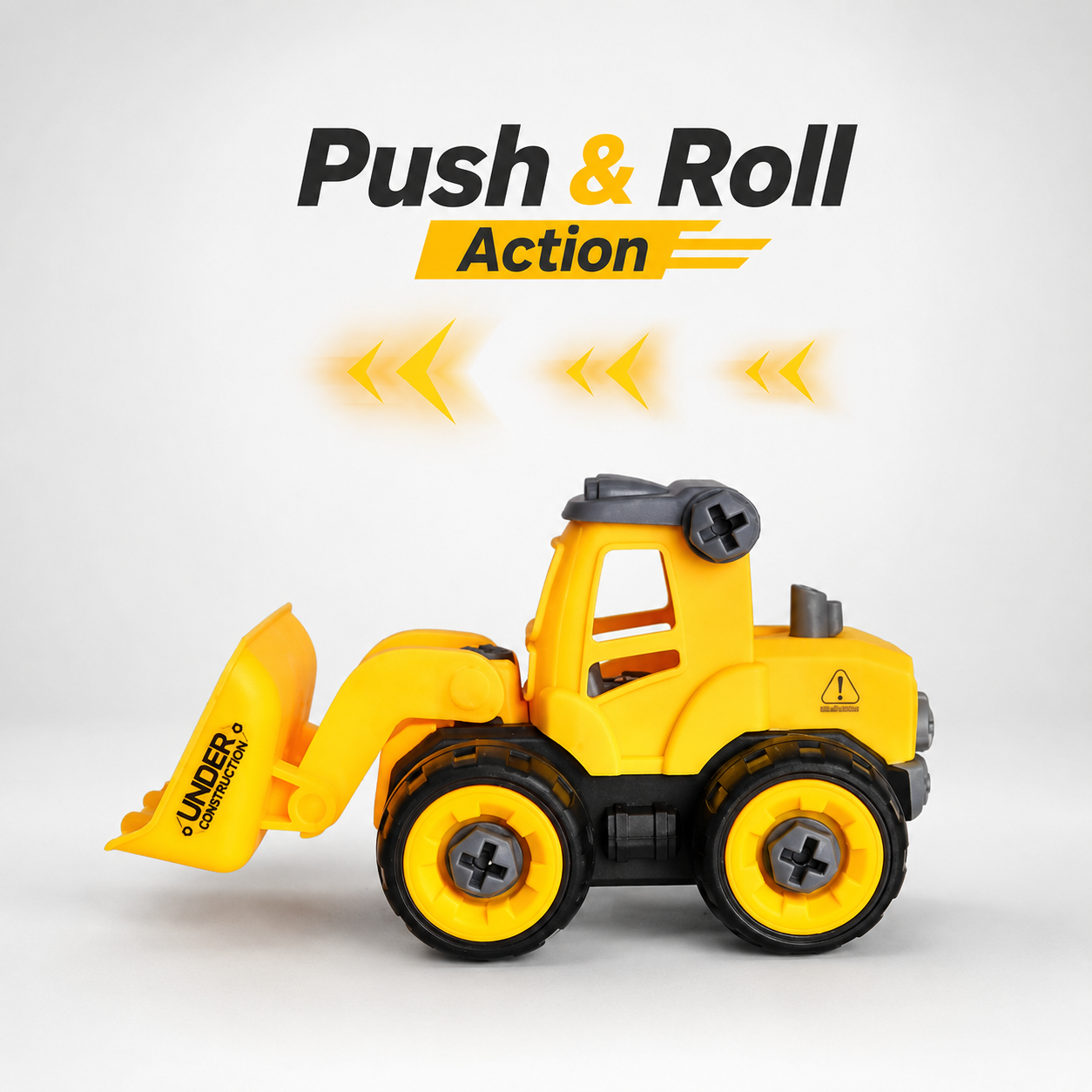 Kids construction vehicle toy set product image