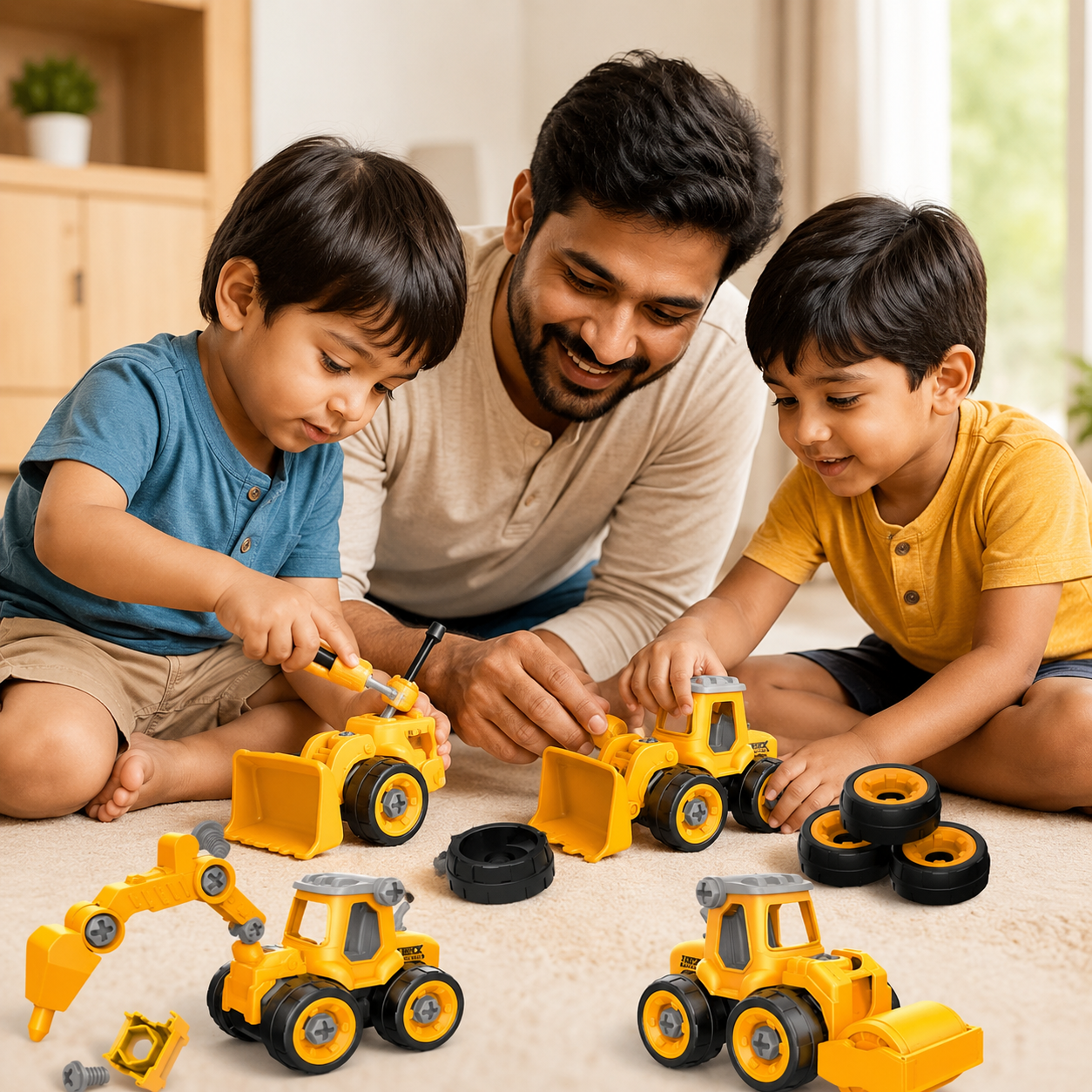 Digger vehicle toy for kids