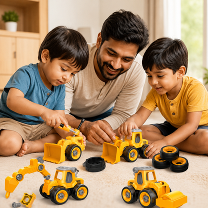 Digger vehicle toy for kids