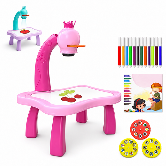 Creative drawing projection table toy set for kids