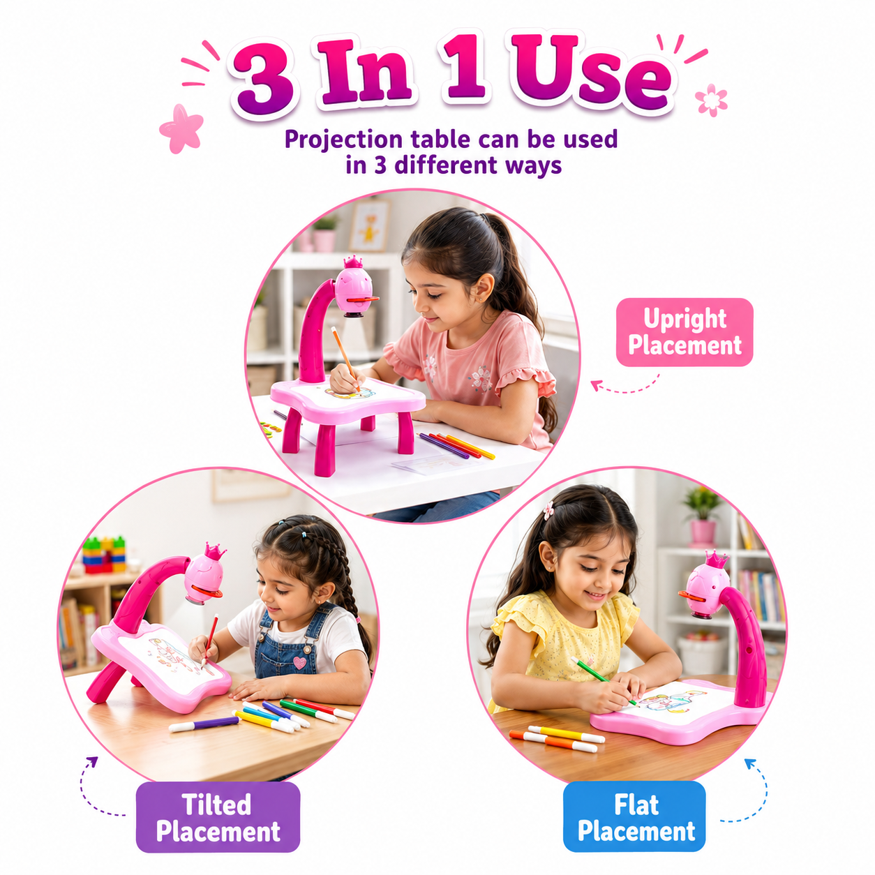 Trace and draw projection toy set from Delulu Kids