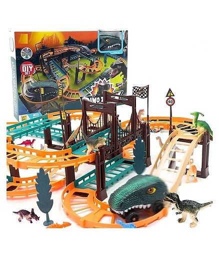 Dinosaur Track Racing Set