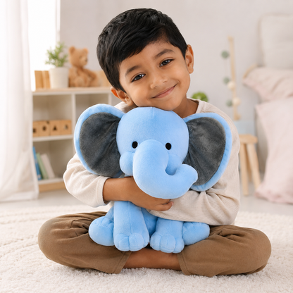 Elephant Sitting Plush Soft Toy