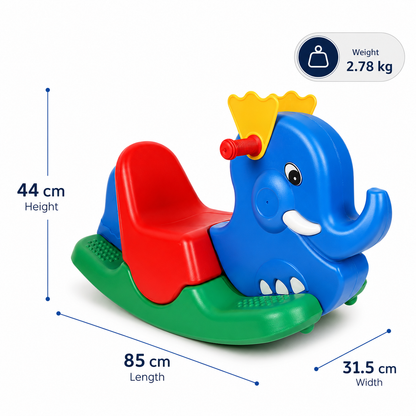 Elephant ride-on toy product image for young children