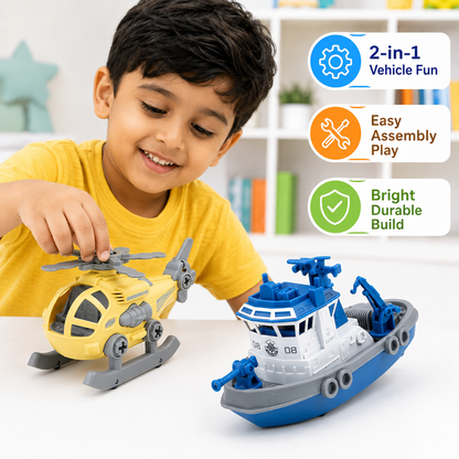 Foldable vehicle toy birthday gift from Delulu Kids