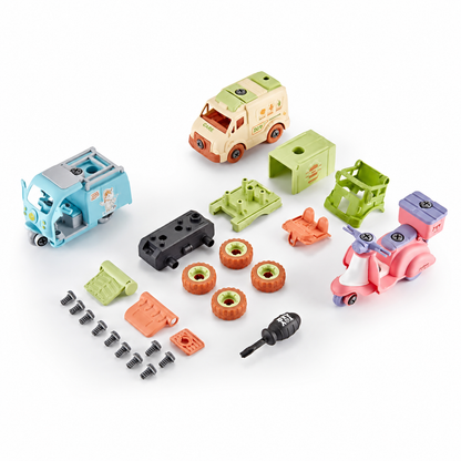 Food transport toy truck set for birthday gifting