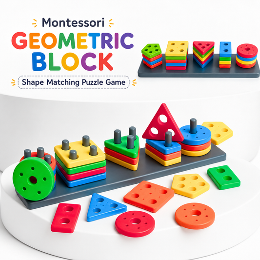 Geometric angle blocks STEM building toy for kids