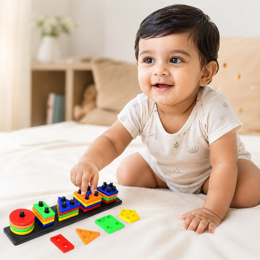 Shape learning geometric blocks for children