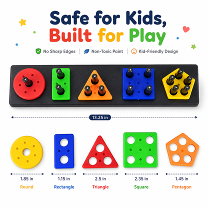 STEM building and angle blocks toy for creative play