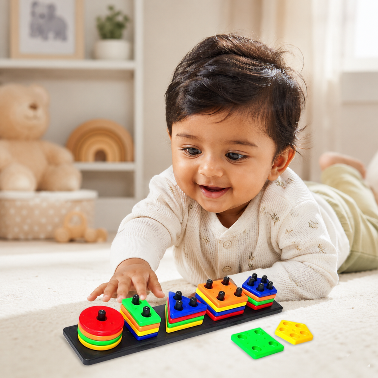 Educational geometric angle blocks from Delulu Kids