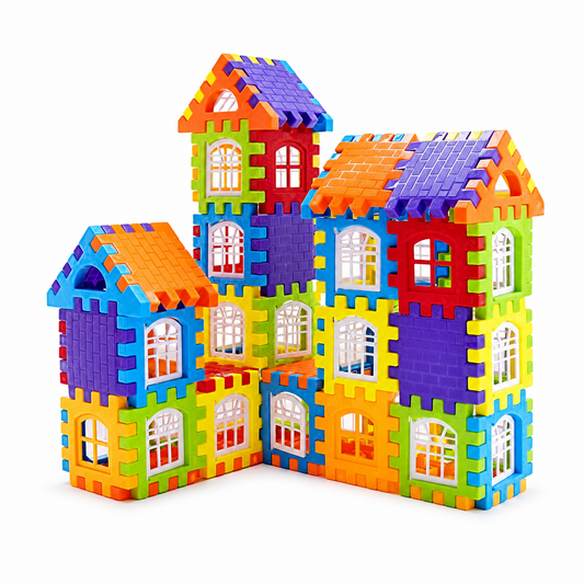 Happy house building blocks toy for kids