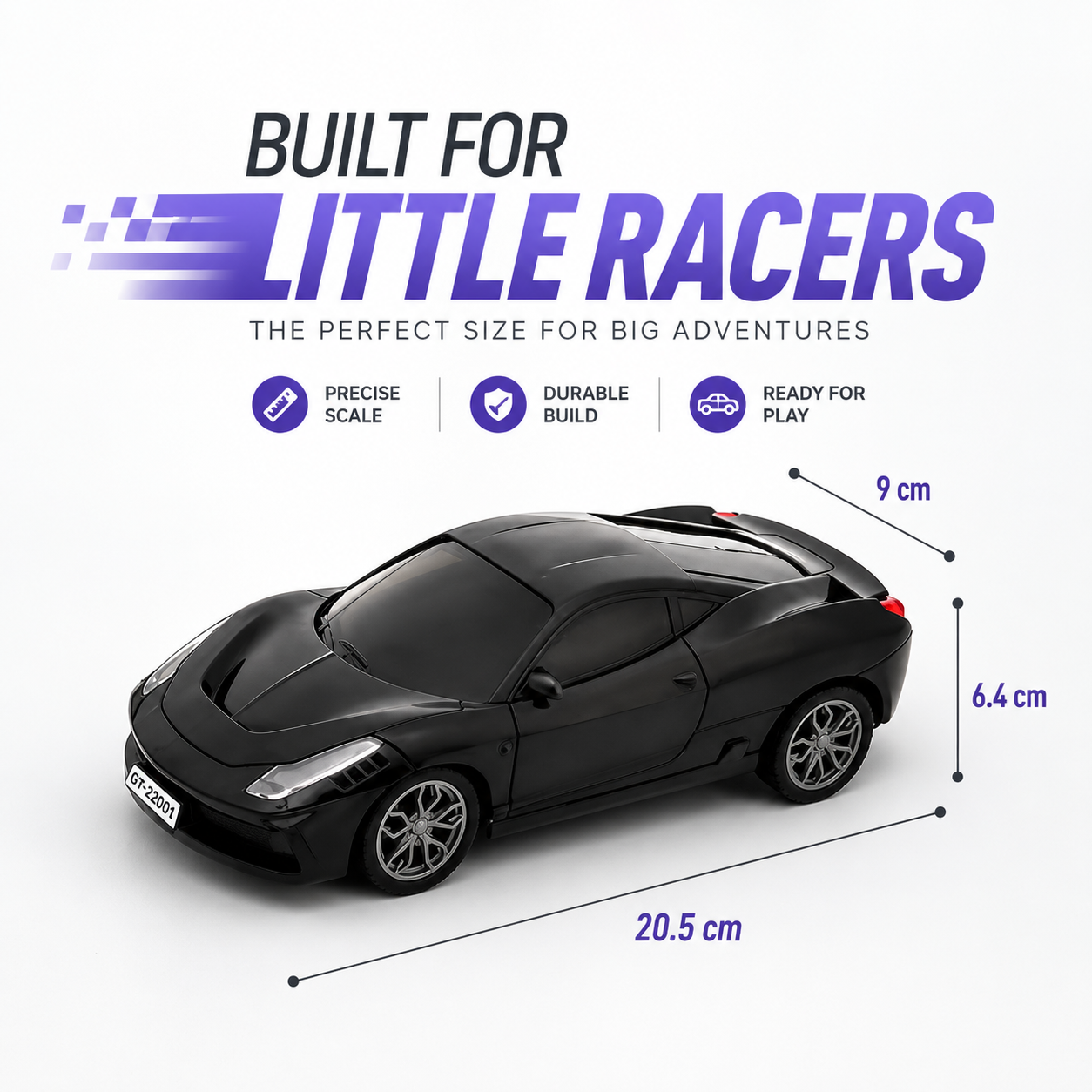 Remote control racing car for birthday gifting