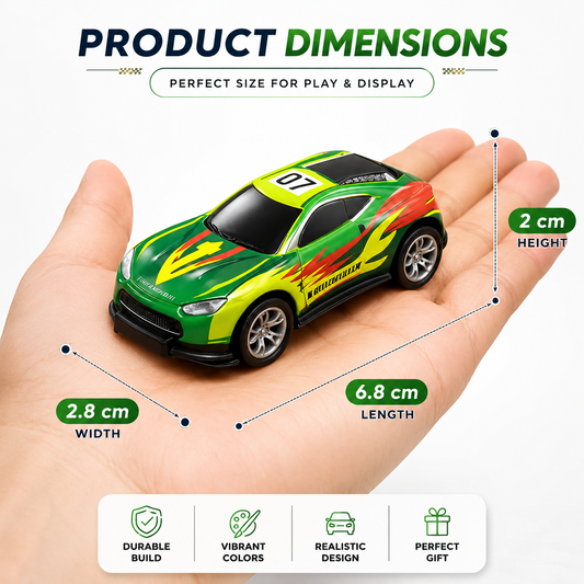 Mini die-cast pull back cars toy set