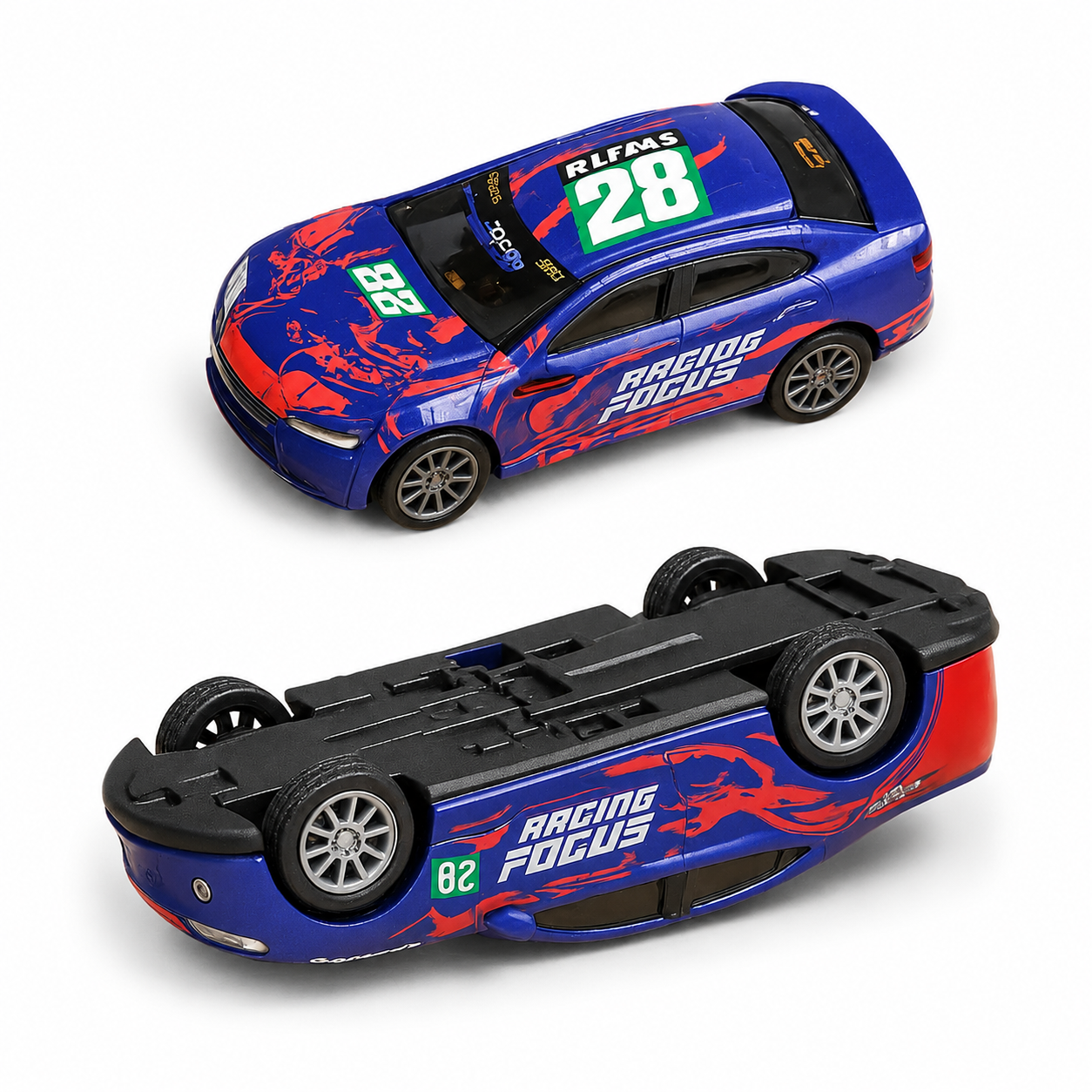 Set of pull back metal toy cars for children