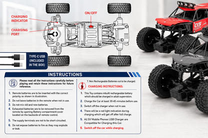 Rock Crawler RC Car side view