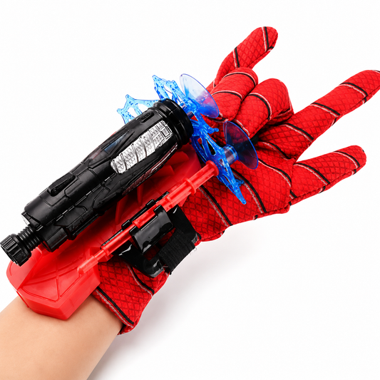 Spider glove web shooter toy front view