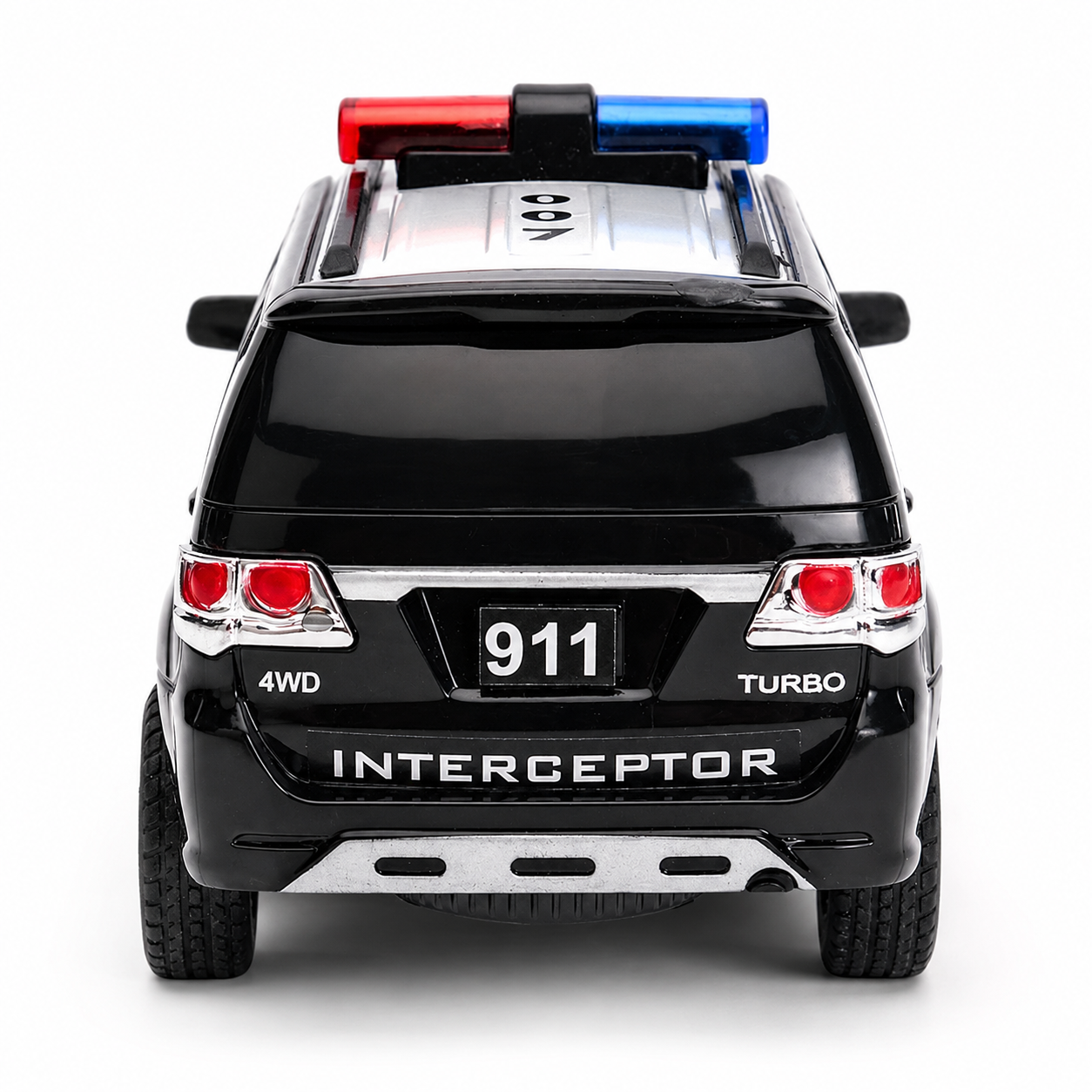 Delulu Kids Plastic Police Interceptor Fortune Pull Back Car product image 2